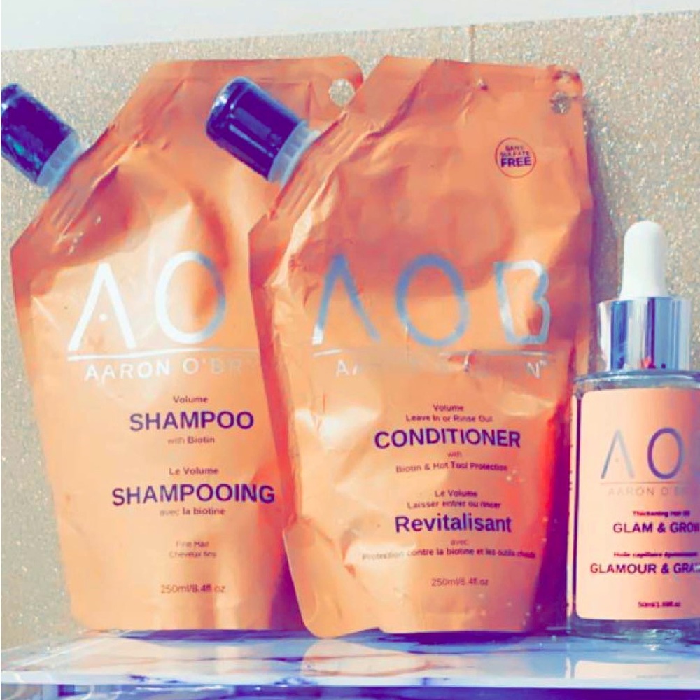 AOB Volume Shampoo & Conditioner Duo & Serum